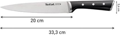 Tefal Ice Force Slicing Knife 20cm German Steel