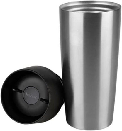 Tefal Travel Mug 0.5L Grey Stainless Steel