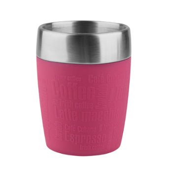 Tefal Travel Cup 0.2L Stainless Steel Raspberry
