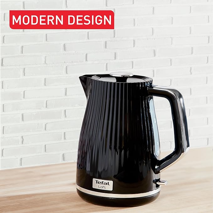 Tefal Loft Electric Kettle 1.7L 3000W Black SS