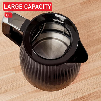 Tefal Loft Electric Kettle 1.7L 3000W Black SS