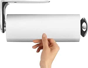 Simplehuman Long Wall Mount Kitchen Roll Holder 28cm SS