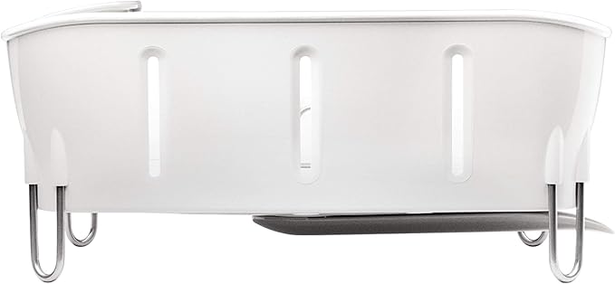 Simplehuman Compact Dishrack White Plastic