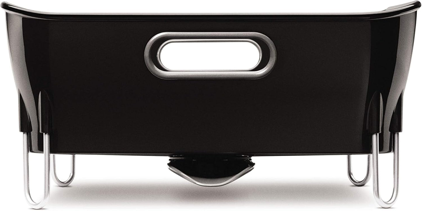 Simplehuman Compact Dishrack Black Plastic