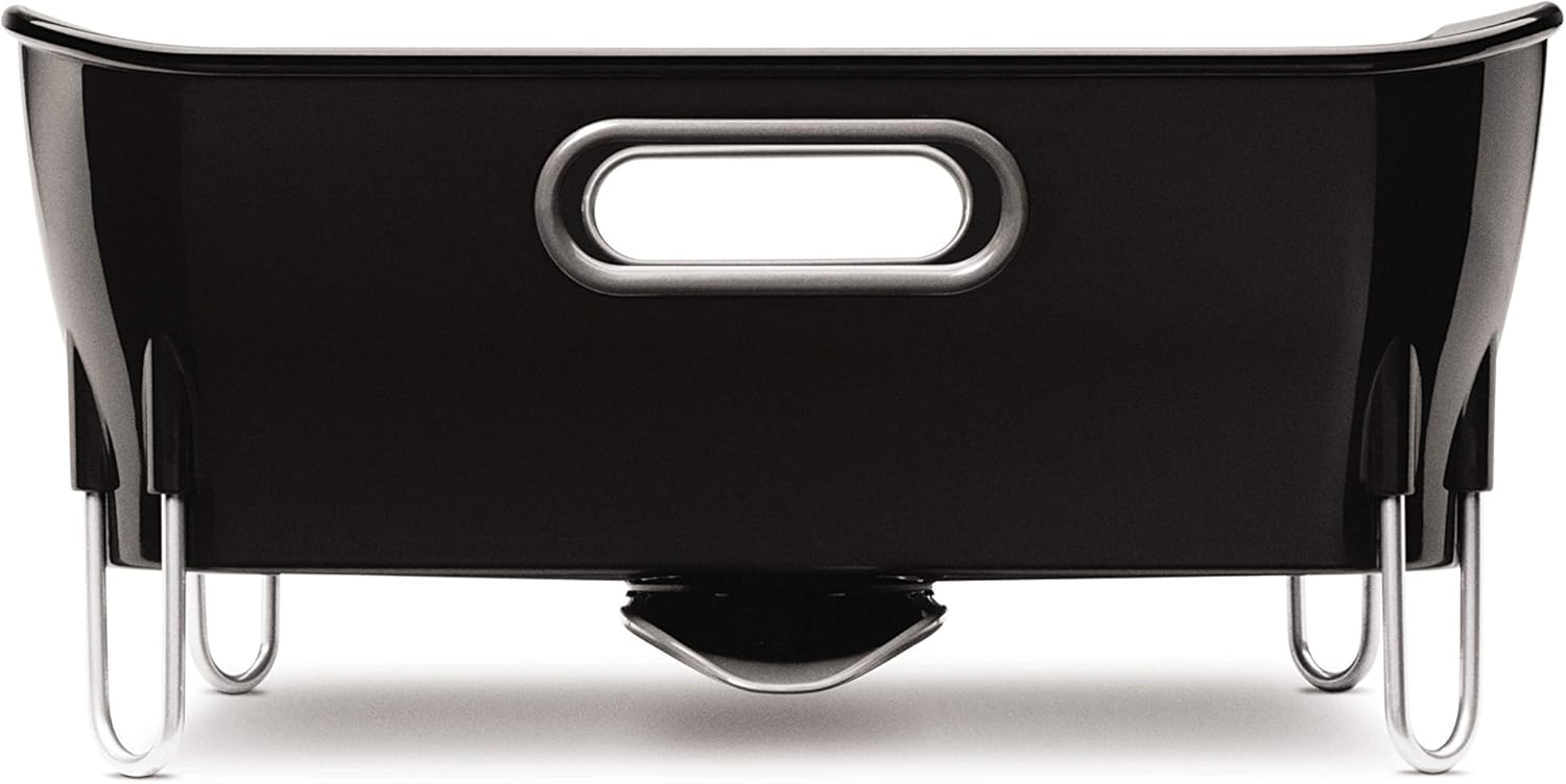 Simplehuman Compact Dishrack Black Plastic