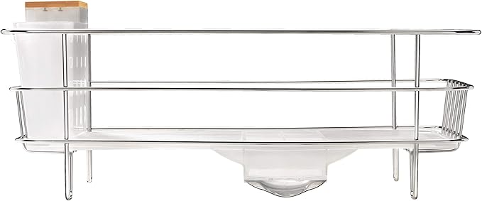 Simplehuman Slim Dishrack SS Bamboo Knife Block