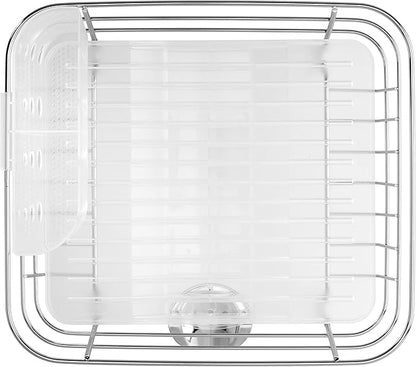 Simplehuman Compact Wire Frame Dishrack Brushed Steel