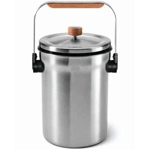 Simplehuman Compost Pail 4.5L Brushed Steel