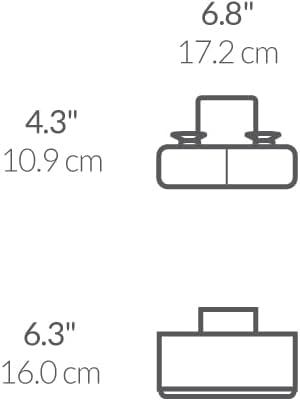 Simplehuman Slim Sink Caddy Brushed Steel