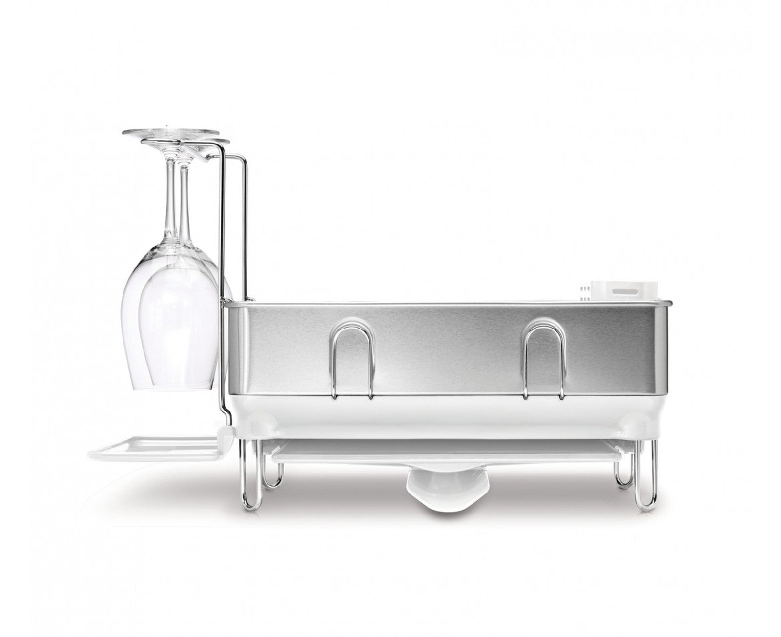Simplehuman Compact Steel Frame Dishrack White