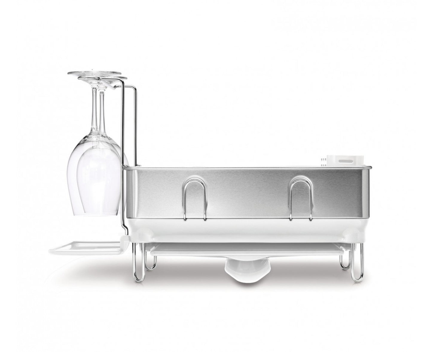 Simplehuman Compact Steel Frame Dishrack White