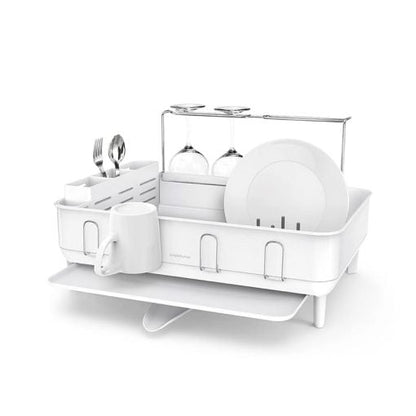 Simplehuman Steel Frame Dishrack White