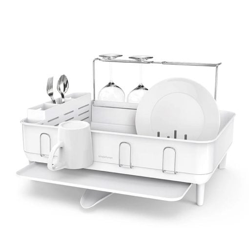 Simplehuman Steel Frame Dishrack White