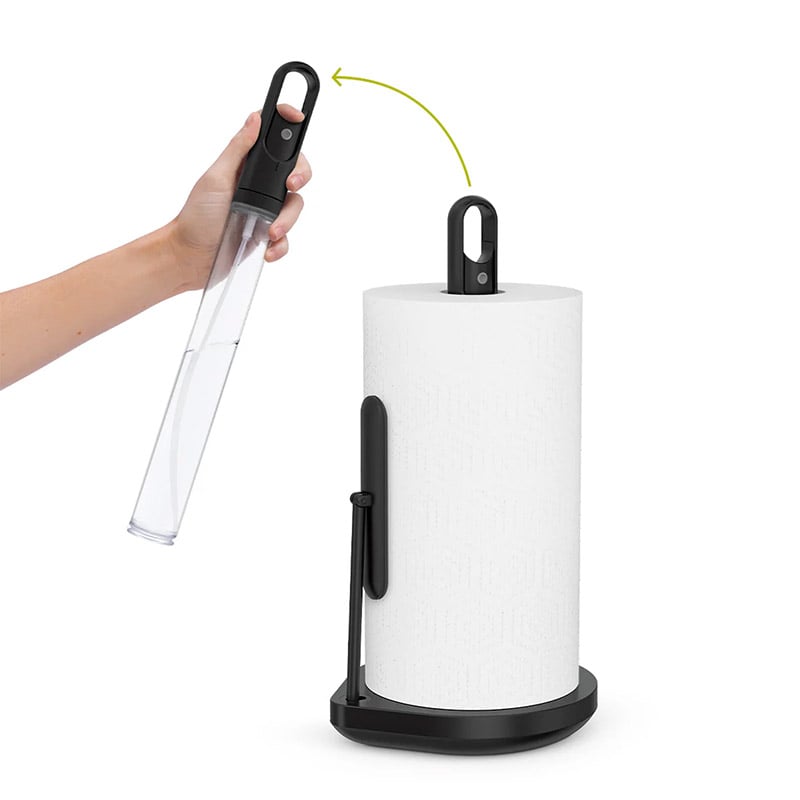 Simplehuman Paper Towel Holder w/ Pump Black