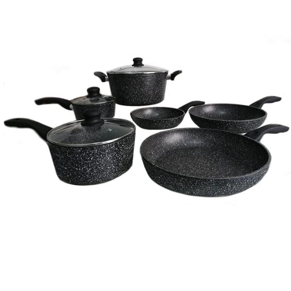 Westinghouse Cookware Set 6PC Marble Finish Non-Stick