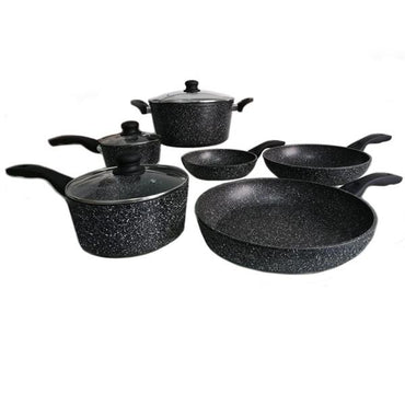 Westinghouse Cookware Set 6PC Marble Finish Non-Stick