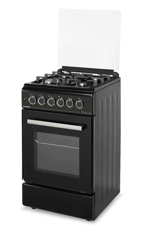 Luxell Cooker 50CM 4-Burner Cast Iron Ignition Black