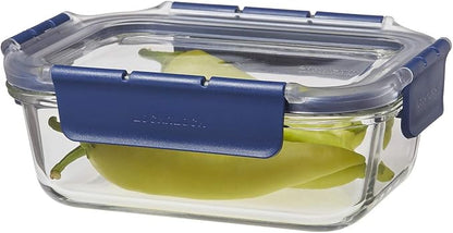 LocknLock Topclass Square Glass Container 630ml Leak Proof