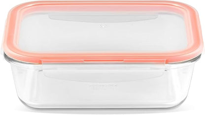 LocknLock Topclass Square Glass Container 2.0L Leak Proof