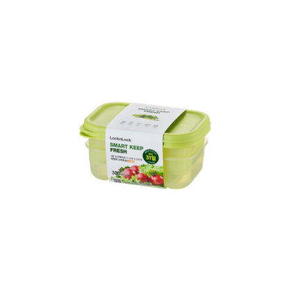 LocknLock Fresh Block Food Storage Set 2PC 330ml