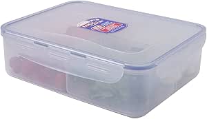 LocknLock Rectangular Food Container Short 3.4L with Divider