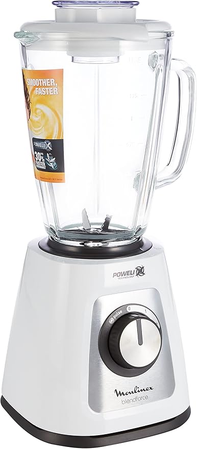 Moulinex Force Glass Blender 700W 1.75L Tripl'Ax