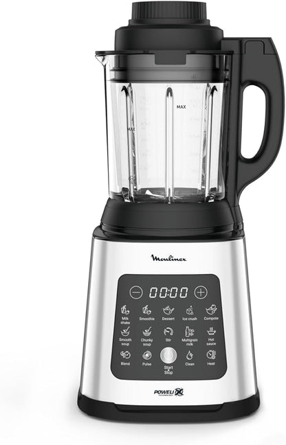 Moulinex High Speed Blender 1400W 2L Glass 6-Speed