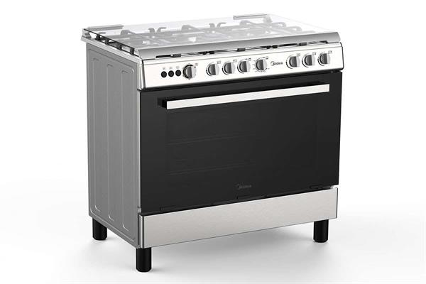Midea 90CM Freestanding Cooker 5 Gas Burners Cast Iron