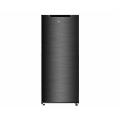 Midea 1-Door Refrigerator 196L Black Reversible Door