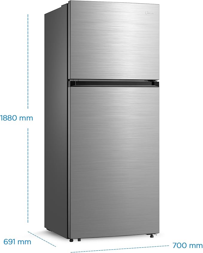 Midea Top Mount Refrigerator 645L No Frost Inverter Silver
