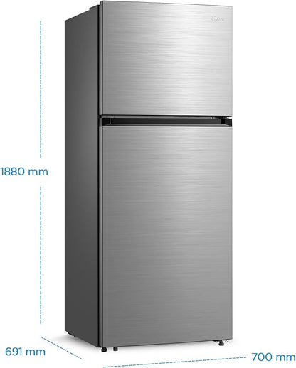 Midea Top Mount Refrigerator 645L No Frost Inverter Silver