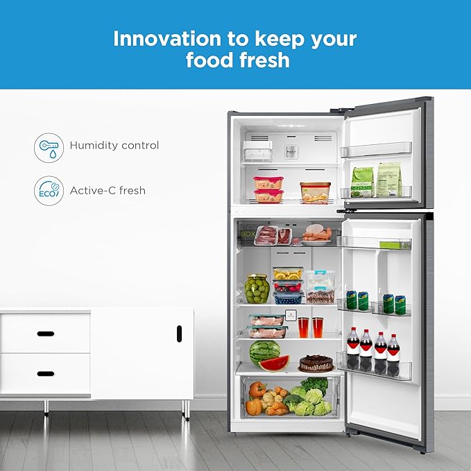 Midea Top Mount Refrigerator 645L No Frost Inverter Silver