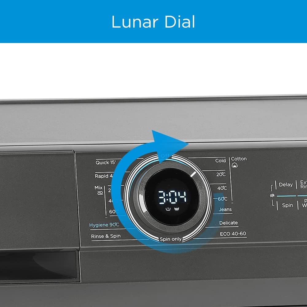 Midea Front Load Washer 8KG 1400RPM BLDC Inverter Titanium