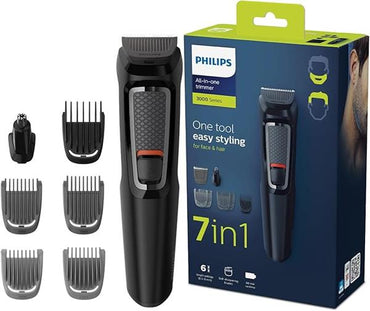 Philips Multigroomer 7-in-1 Face Hair 60 Min Cordless