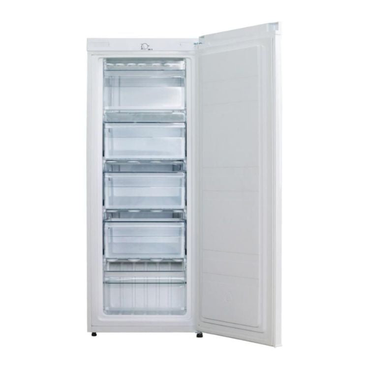 Midea Upright Freezer 172L Defrost 5 Drawers White