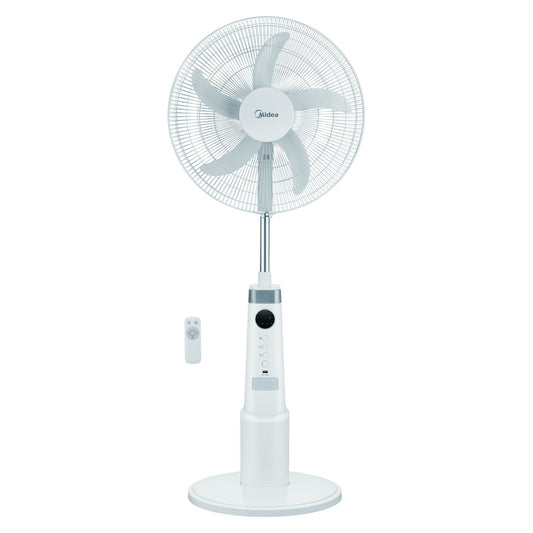 Midea Rechargeable Stand Fan 25W 9-Speed Remote