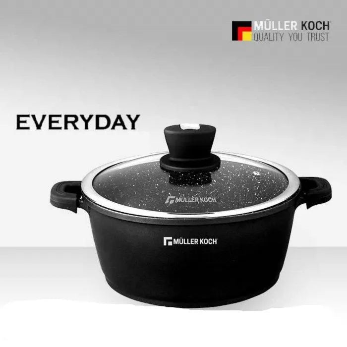 Muller Koch 20cm Casserole with Glass Lid