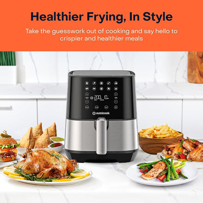 Nutricook Air Fryer 2 Digital 3.6L 1500W Stainless Steel