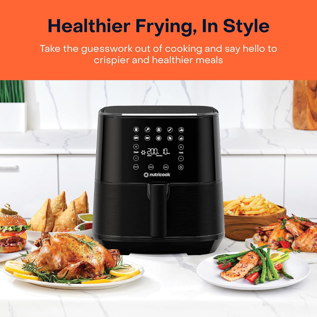 Nutricook Air Fryer 2 Digital 5.5L 1700W Black