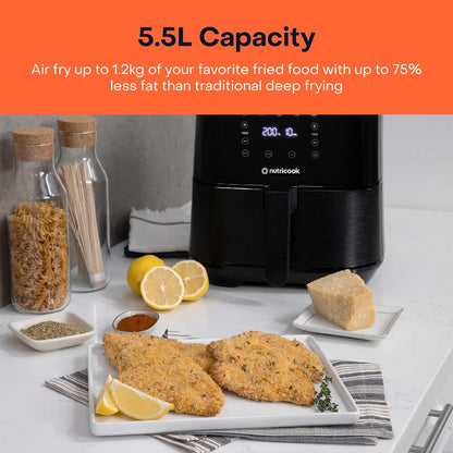 Nutricook Air Fryer 2 Digital 5.5L 1700W Black
