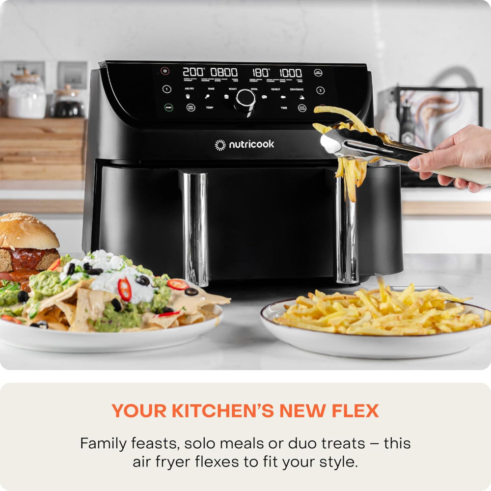 Nutricook Air Fryer Duo 2 FlexZone 8.5L 2400W