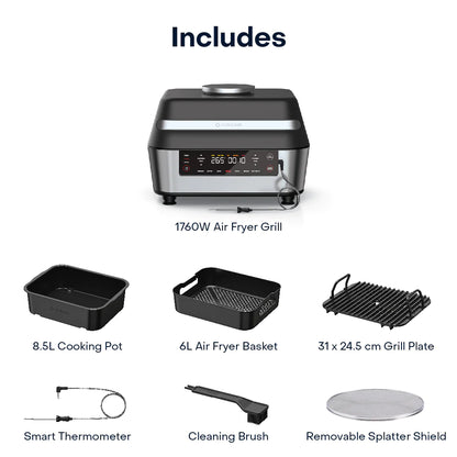 Nutricook Smart Air Fryer Grill XL 8.5L Pot 1760W