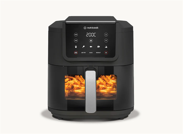 Nutricook Air Fryer Slim XL 1700W 5.2L Clear Window