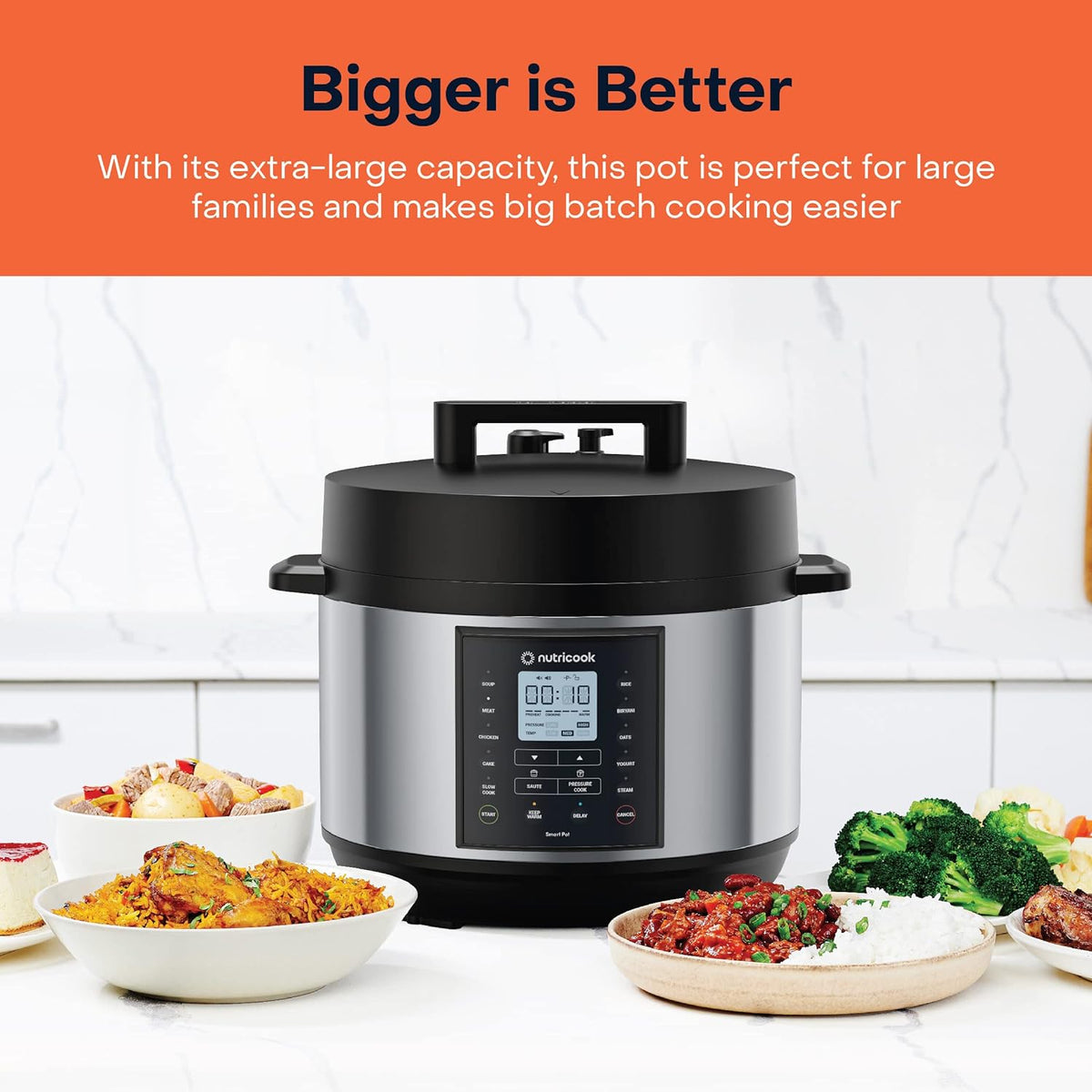 Nutricook Smart Pot 2 Electric Pressure Cooker 9.5L 1500W
