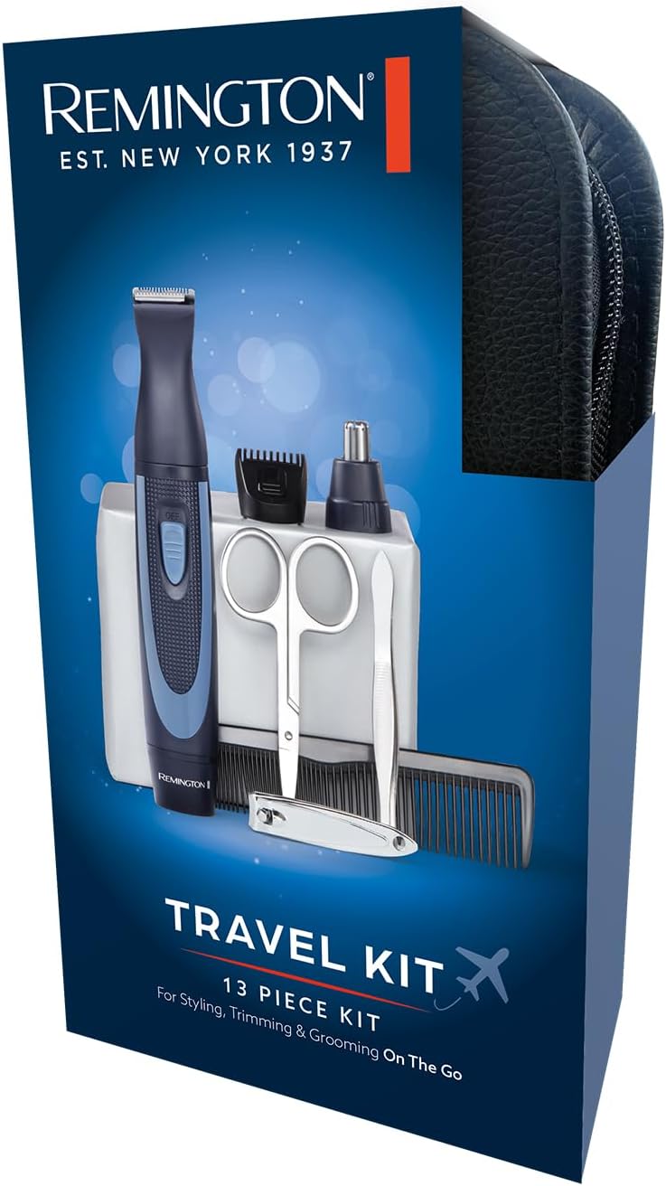 Remington Nose & Ear Trimmer 13PC Travel Grooming Kit