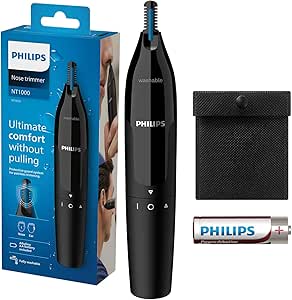 Philips Nose & Ear Trimmer Wet/Dry AA Battery