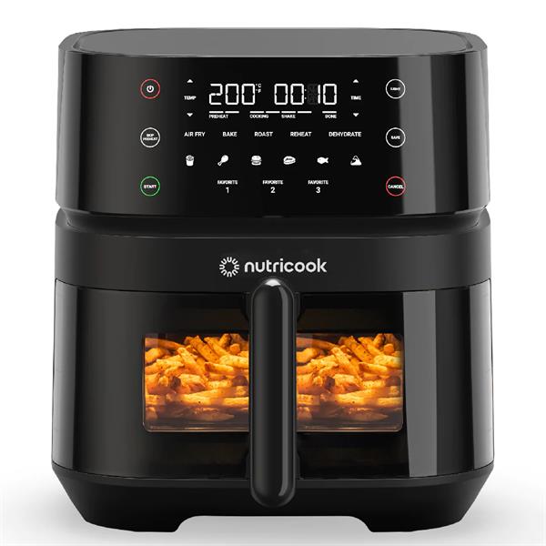 Nutricook Air Fryer 3 Vision Digital 5.7L Clear Window