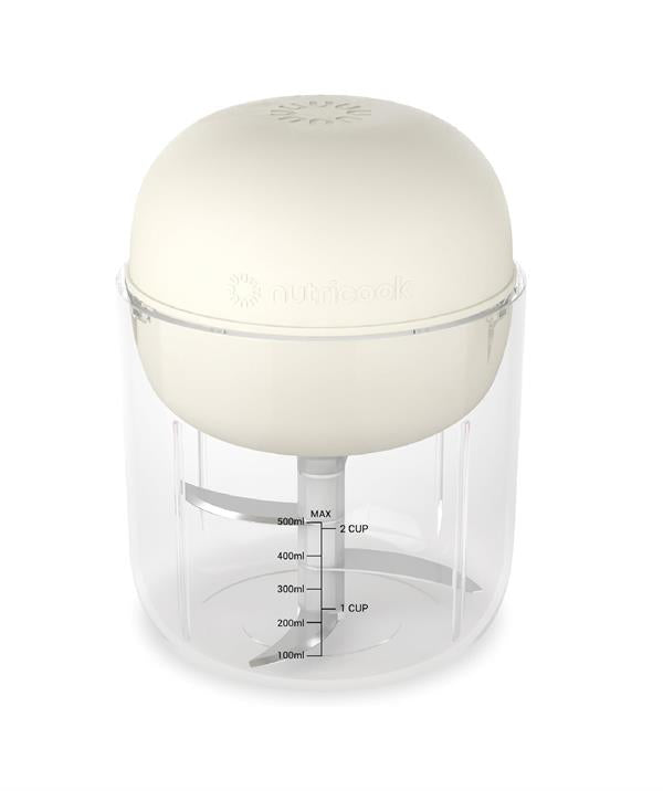 Nutricook Cordless Choppi Mincer 500ml Desert Sand