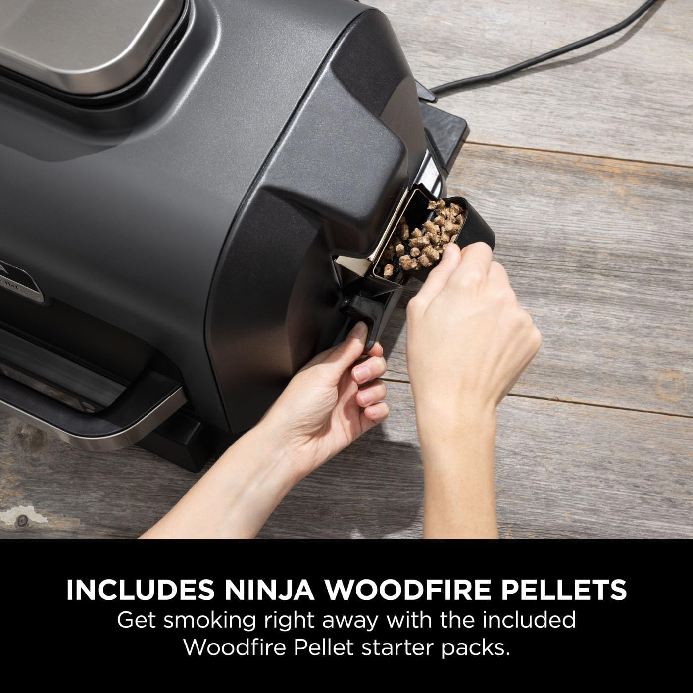 Ninja Woodfire Pro XL Electric BBQ Grill Smoker 1700W