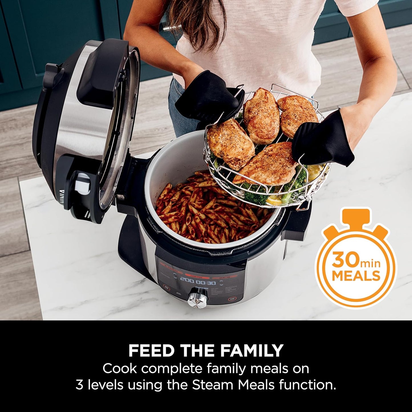 Ninja 15-in-1 Multi-Cooker SmartLid 7.5L Digital